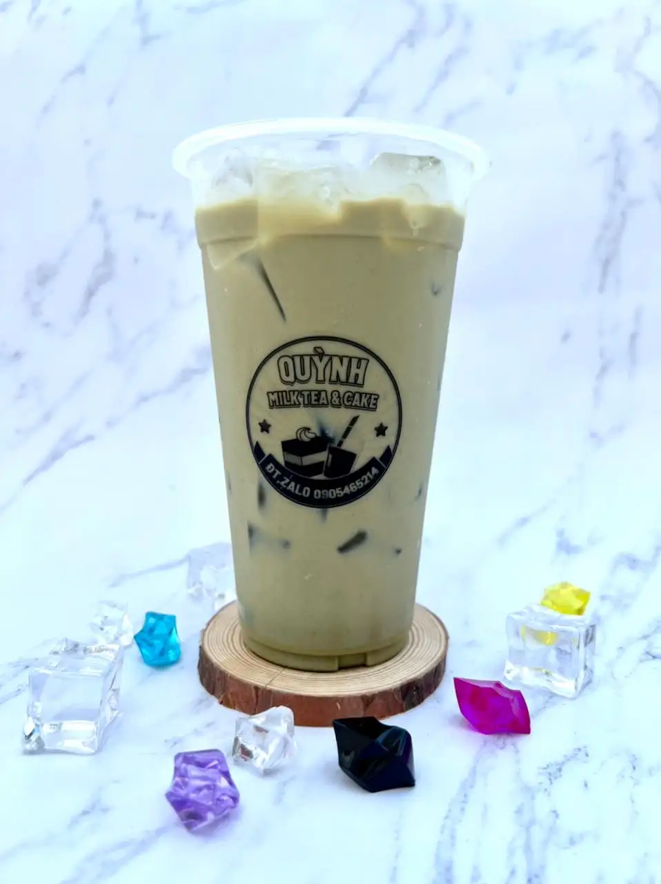 Trà sữa Matcha - 26.000 ₫ tại Quỳnh Trà Sữa - Bánh Bông Lan Trứng Muối - Nguyễn Cảnh Chân