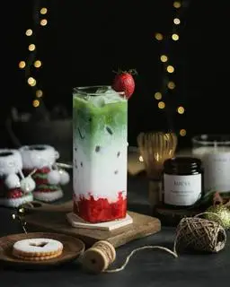 Hình ảnh Mattcha latte Dâu 
