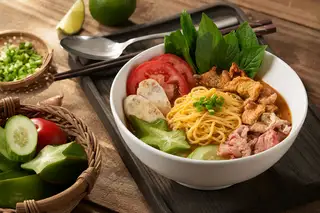 Sate truyền thống + nước uống - 110.000 ₫ tại Hủ Tiếu Mỹ Tho Như Ý - Nguyễn Thái Bình