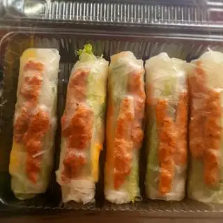 Hình ảnh 5 cuốn nem nướng nha trang