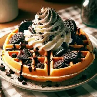 Oreo waffle - Oreo - 64.900 ₫ tại Cafe Mây - Bánh Cá Hàn Quốc - Cao Triều Phát