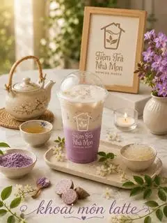 Hình ảnh Khoai môn latte
