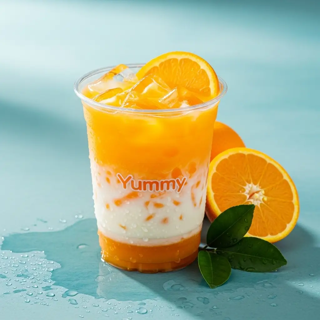 Cam Sữa - Ly Chà Bá 1000ml - 35.000 ₫ tại Yummy - Bánh Ướt & Bánh Cuốn - Trần Quý