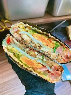 Hình ảnh Tacos trứng xúc xích - size L
