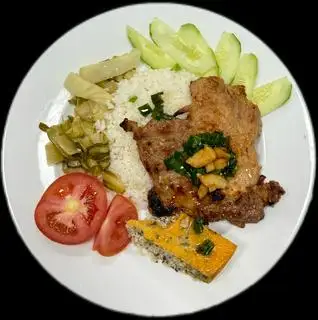 Hình ảnh Cơm sườn chả
