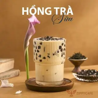 Hình ảnh Hồng Trà Sữa Trân Châu Đen (size M)
