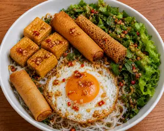 Bún Nước Tương SIÊU Đặc Biệt - 65.000 ₫ tại Tiệm Chay Ngon - Bún Nước Tương, Nui & Mì Xào Chay - Nguyễn Tư Giản