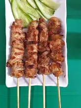 Hình ảnh bánh mỳ thịt xiên