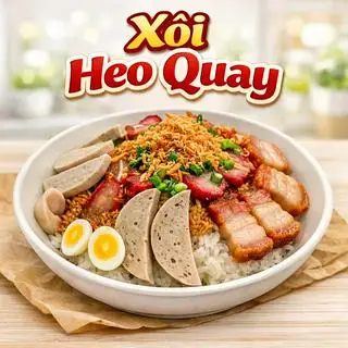 Xôi Heo Quay đỉnh nóc - 53.000 ₫ tại Bánh Mì, Bánh  Hỏi & Xôi Heo Quay - Phú Quý - Nguyễn Thị Nhỏ
