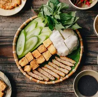 bún đậu chả sụn - 70.000 ₫ tại Nhà Cún - Bún Đậu Mắm Tôm & Nem Tré - Đường 4