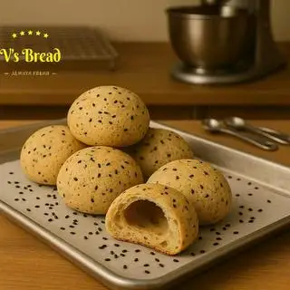 Bánh mè đen Hàn Quốc - 12.000 ₫ tại V's Bread - Bánh Kem & Bánh Mì - Trường Chinh