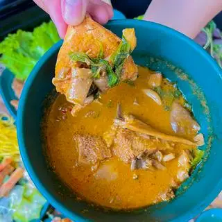 Phá lấu chay - bánh mì men tươi - 85.000 ₫ tại  Bảo Lam - Mì Chay Vị Hoa - Nguyễn Đình Chiểu