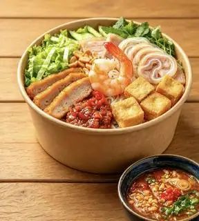 Hình ảnh bún mắm nêm đặc biệt 