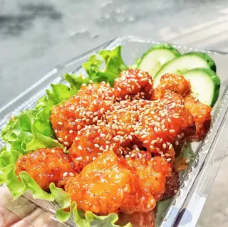 Hình ảnh Gà Viên Sốt Chua Ngọt