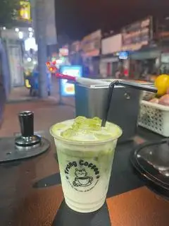 Hình ảnh matcha latte kem muối