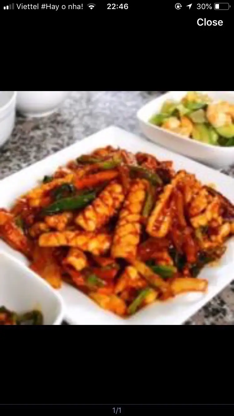 Hình ảnh Mực xào cay