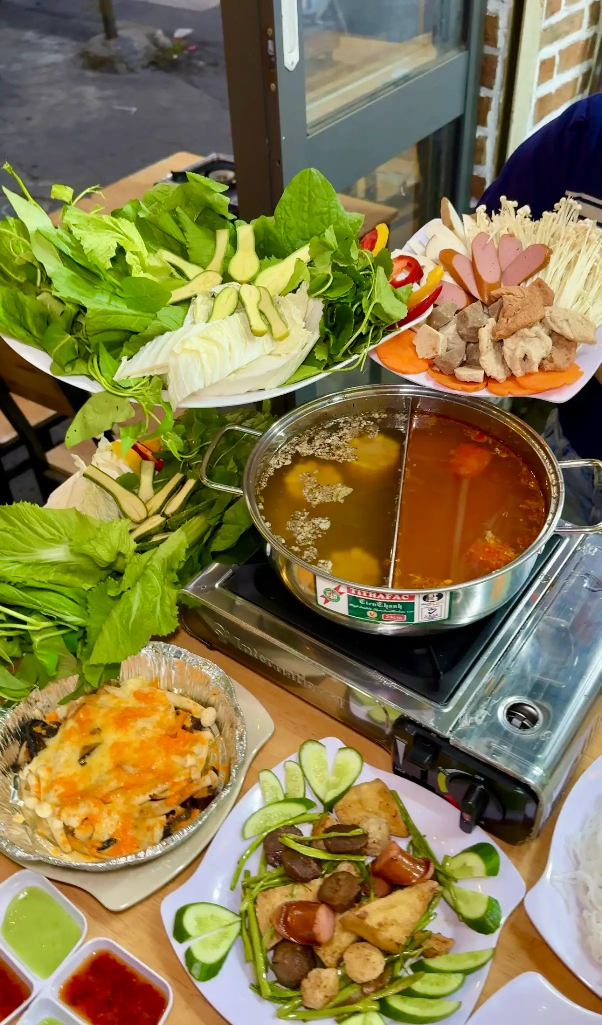 Lẩu Thái siêu rau siêu topping chay - 89.000 ₫ tại Tiệm Chay Thong Thả - Hòa Hảo