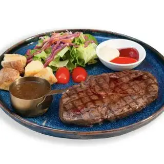 Steak bò Mỹ sốt  tiêu - 200 gram - 245.000 ₫ tại Steak Bin & Pizza 27 - Nguyễn Văn Trỗi
