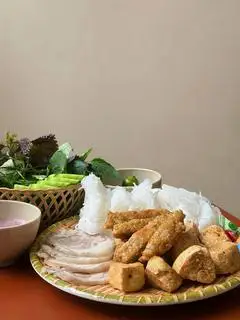 Hình ảnh bún đậu Chân giò - Dồi