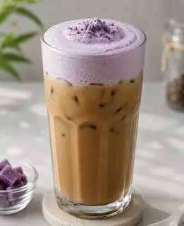 Café sữa F. khoai môn - 35.000 ₫ tại The Aqua Cafe - Nguyễn Xí