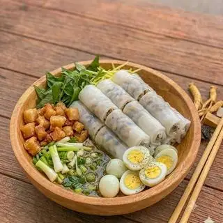 Hình ảnh Bánh Tráng Dẻo Cuốn Tóp Mỡ
