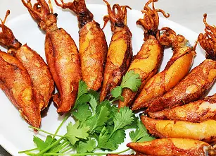 Hình ảnh Mực chiên mắm