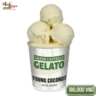 Young Coconut - Kem Dừa Non - 162.000 ₫ tại GRAND CASTELLA - Duyên Vị Bakery - Hàm Nghi