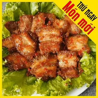 Hình ảnh Cơm Ba Rọi Chiên Sả Ớt