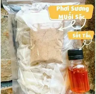 Combo Bánh Tráng Phơi Sương muối Sặc sốt Tắc - 53.000 ₫ tại Ăn Vặt Aki - Bánh Tráng Long An - Phạm Văn Đồng