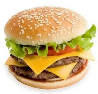 Hamburger Bò 2 miếng Bò 200g Nguyên Chất + Phô Mai lát  - 59.000 ₫ tại Dianh Bánh Mì Bò & Hamburger Bò - Tôn Đản