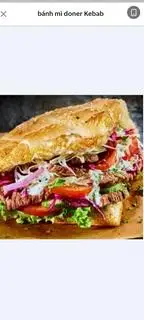 bánh mì tam giác (kebab thổ nhĩ kỳ) - 32.000 ₫ tại Hoàng Long - Bánh Mì Hà Nội - Lê Hồng Phong