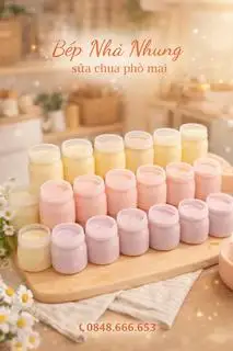 Hình ảnh Combo 5 hũ sữa chua phô mai mix vị