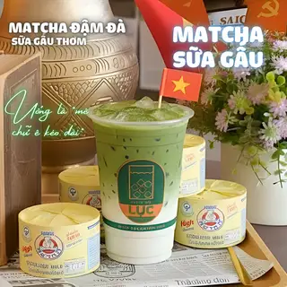 Matcha Latte Sữa Gấu - 39.000 ₫ tại Lục Cafe - Trường Sa