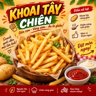 Hình ảnh Khoai Tây Chiên Phần Nhỏ 100g