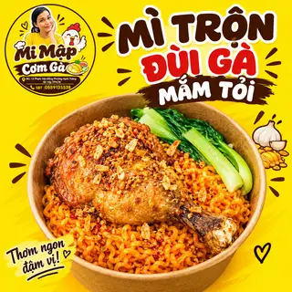 Hình ảnh Mì Trộn Đùi Gà Mắm Tỏi