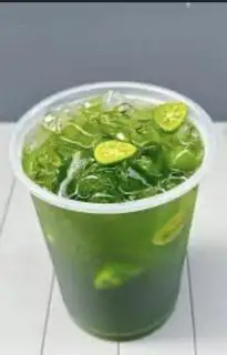 Hình ảnh Trà Tắc Thái Xanh + Topping Nha Đam (Size 800ml)