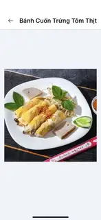 Bánh cuốn trứng - cuốn trứng thêm - 60.000 ₫ tại Bánh Cuốn Hà Nội - Đường Ngô Tất Tố
