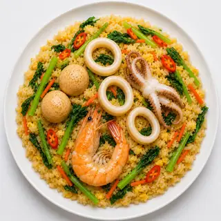 Hình ảnh Cơm xào hải sản