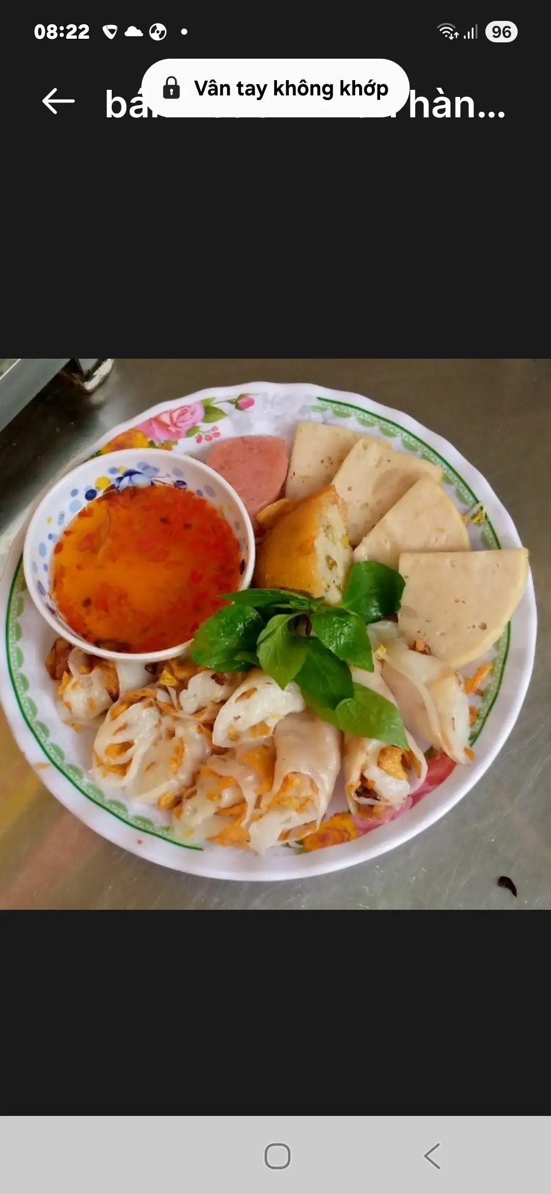 bánh cuốn nhân hành phi - 35.000 ₫ tại Bánh Cuốn Nóng Hà Nhi