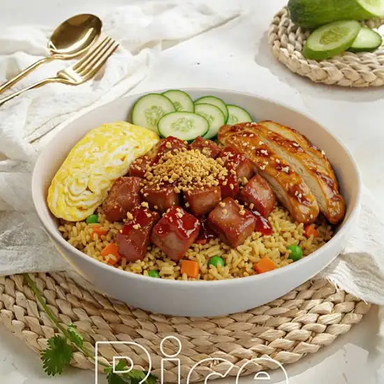 Hình ảnh Cơm xíu gà trứng