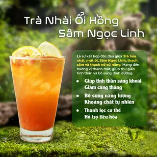 Trà nhài ổi hồng - 42.000 ₫ tại Cà Phê Sâm Ngọc Linh - Panax Tea & Coffee - Nguyễn Hồng Đào