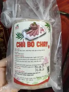 Chả bò chay - 500g - 75.000 ₫ tại Ngọc Bích - Bánh Chưng & Bánh Tét Chay - Lê Văn Duyệt