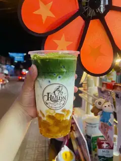 Hình ảnh Matcha latte Đào