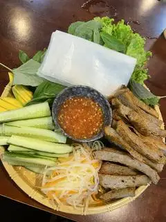 Chả cá Nha Trang mẹt - 75.000 ₫ tại Tiệm Nem Nướng Nha Trang Cuốn Là Dính - Âu Cơ 