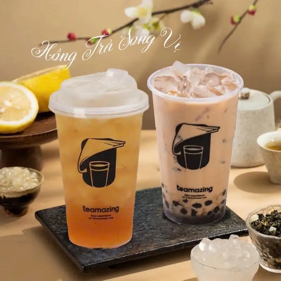 Hình ảnh COMBO HỒNG TRÀ SONG VỊ