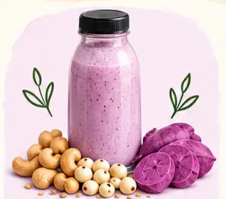 Hình ảnh Hạt điều - hạt sen - khoai lang tím