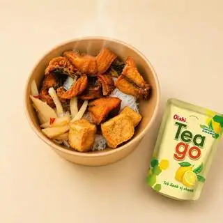 Hình ảnh (Tặng Oishi Tea Go) Bún Cá Chấm Nhiều Cá ( 5 Miếng Cá )
