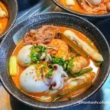 Hình ảnh Bún thái tomyum bò mực ( bò, mực , cá viên , bò viên , thanh cua ) 