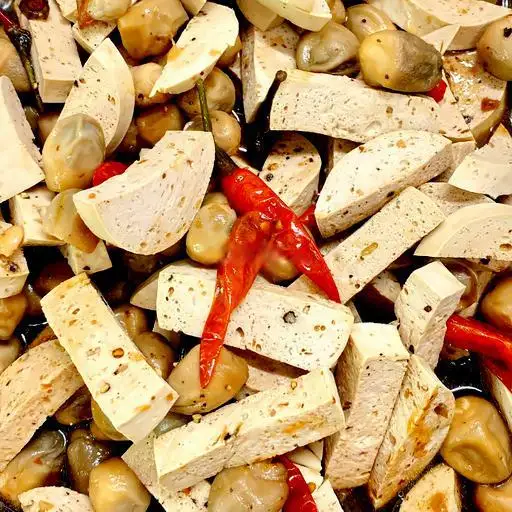 Cơm chả lụa kho nấm chay - 42.000 ₫ tại Cơm Chay Liên Yến - Trần Văn Đang