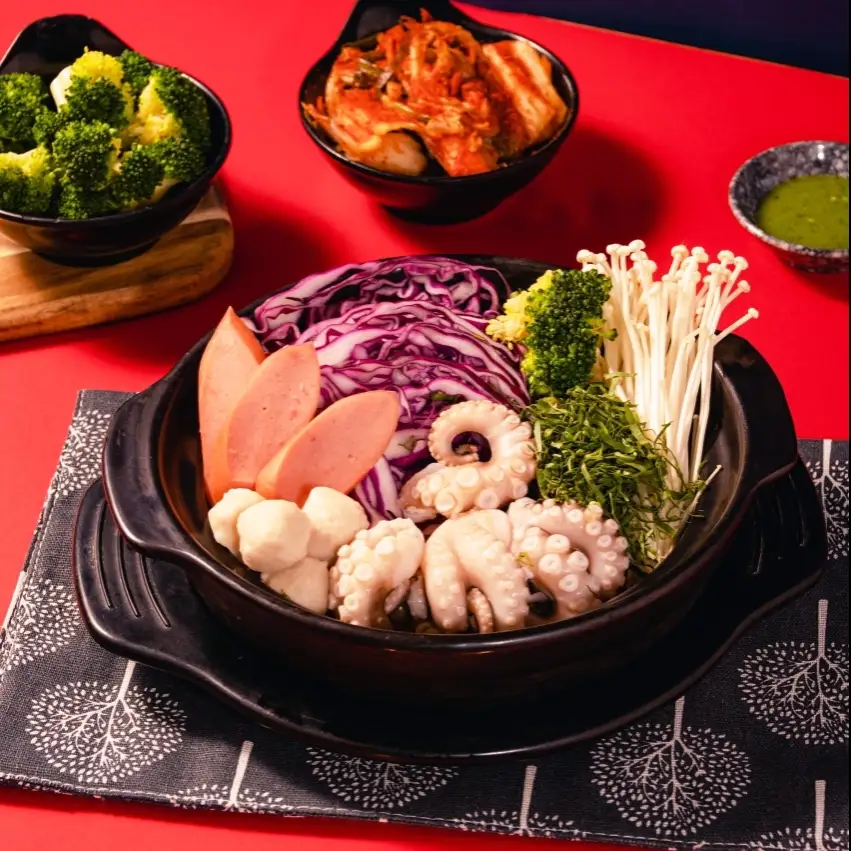 Hình ảnh Mì kim chi bạch tuộc 